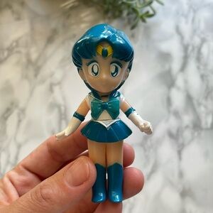 Vintage Sailor Moon - Sailor Mercury sofubi vinyl figure.